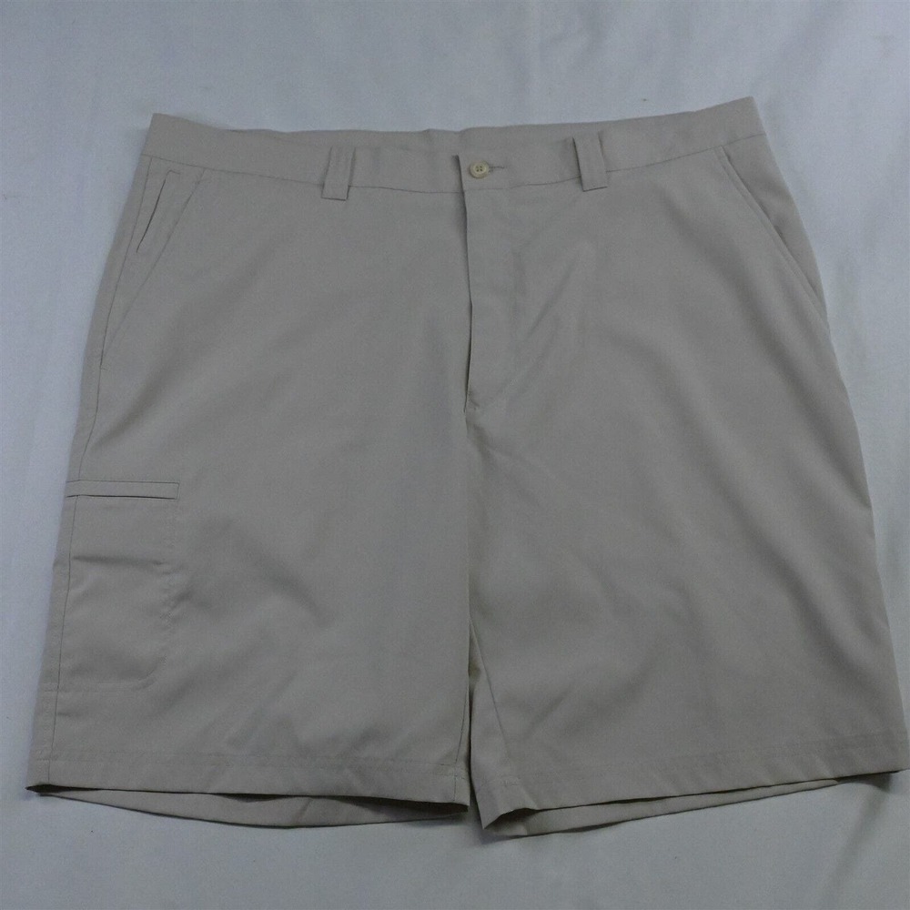 PGA Tour 38 x‎ 10" Khaki Tech Flex Performance Golf Cargo Shorts